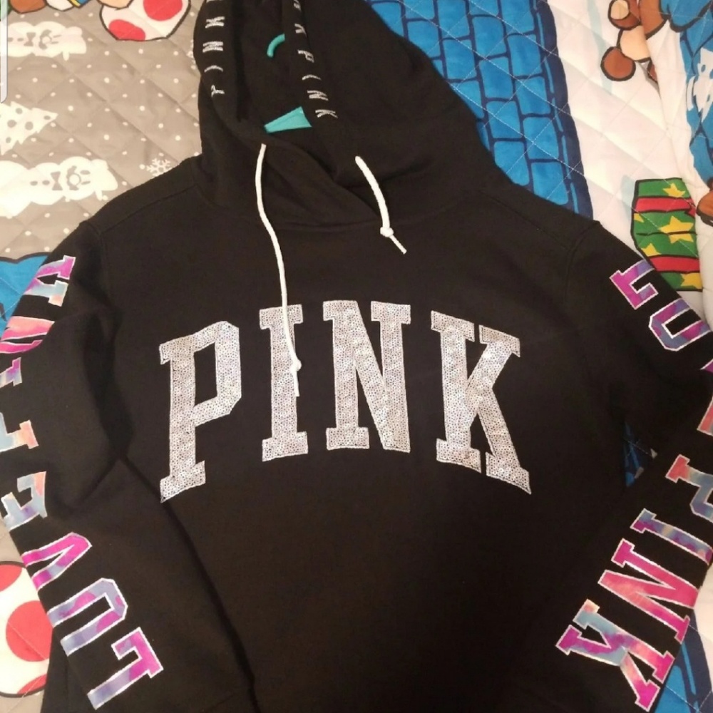VS Pink Bling Tunic Hoodie *SOLD*